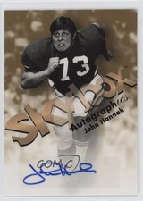 2012 Fleer Retro 1998 Autographics John Hannah #98AU-JH Auto HOF 0ja2