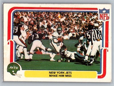 1980 Fleer Team Action #37 Make Him Miss