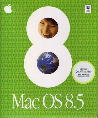 Vintage 1998 Apple Mac OS 8.5 BIG BOX Operating System (Near Mint)