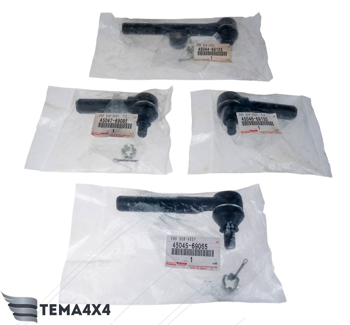 Genuine OEM Tie Rod End set for Toyota Land Cruiser J80 LX450 | eBay