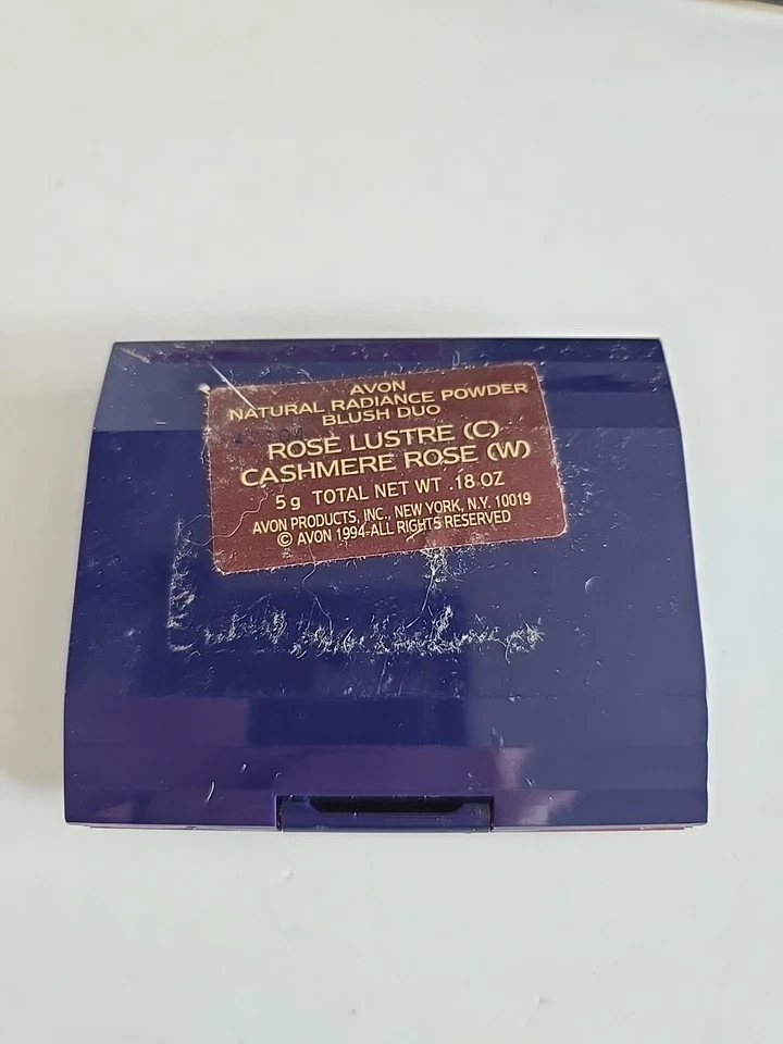 VTG Avon Powder Blush Natural Radiance True Color Lot Of 5 Split With Brush - Image 4 of 4