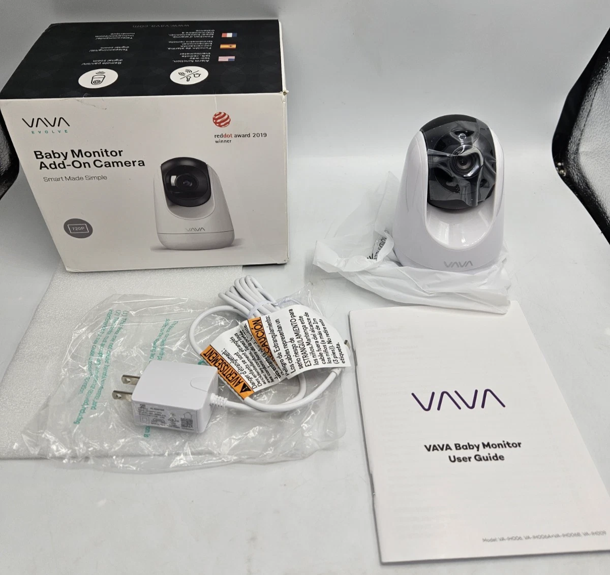 VAVA VA-IH006 Wireless Add-on Camera 2.4GHz For Baby Monitor
Opens in a new window or tab