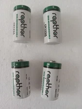 rapthor Ultra Lithium Batteries 4Pack 1650mAh Hi Power 3V CR123A 4 units