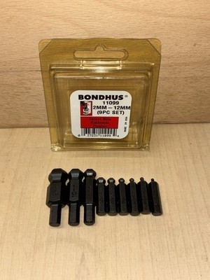 Bondhus 1/4  Inbuss Bit Set 2-12mm Kugelkopf Werkzeug Kfz Werkstatt Schlosser