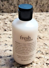 New Philosophy Fresh Cream Shampoo Shower Gel Bubble Bath 180ml/6 oz.