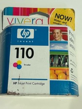 Genuine HP 110 Tri-Color Ink Cartridge Original Box Sealed 2008