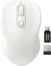 Trueque Wireless Mouse 2.4GHz, Ergonomic 6 Buttons 3-Level DPI USB for PC/Laptop