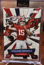 Fernando Mendoza  RC 1/1 2026 Wild Card Comix Just The Hits America 250 BANG!