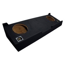 2007-2013 Chevy Silverado Crew Cab Truck Dual 10" Sub Subwoofer Enclosure Box