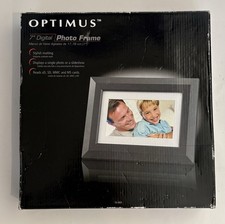 Optimus 7 Inch LCD Digital Photo Frame 16MB JPEG 16-664 New Open Box