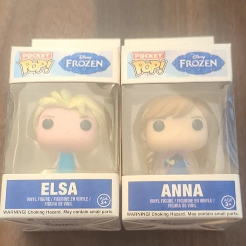 Funko Pocket Pop! Disney Frozen Elsa & Anna Vinyl Figurines lot