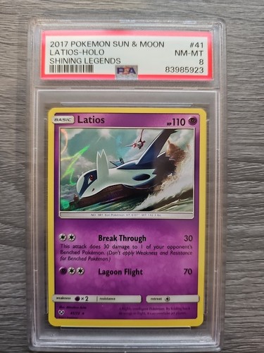 Latios graded PSA 8 for sale on eBay