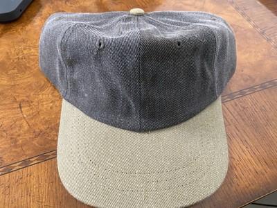 Vintage Head Shots KC Caps 2Tone Gray Baseball Hat One Size Adjustable Strapback