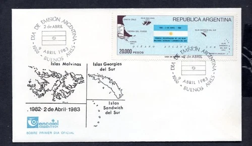 Argentina - 1983 Occupation of Malvinas / Falkland Islands First Day Cover