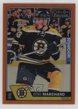 2016-17 O-Pee-Chee Platinum Orange Rainbow 4/25 Brad Marchand #146 6m1
