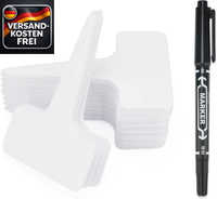 Pflanzenschilder Set 100 StüCk Wetterfest FüR Garten & KräUter, 6X3Cm, Doppelsei
