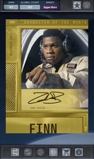 Topps Star Wars Trader 2025 Character Month COTM Finn Super Rare 11