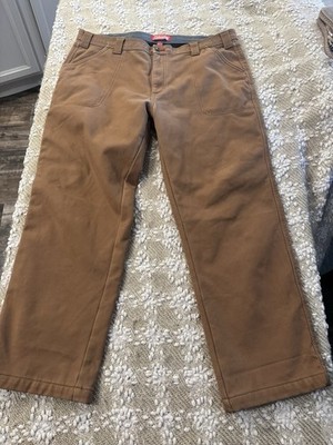 Carhartt Men s Utility Work Pants Loose Original Fit Flannel Lined  40X30