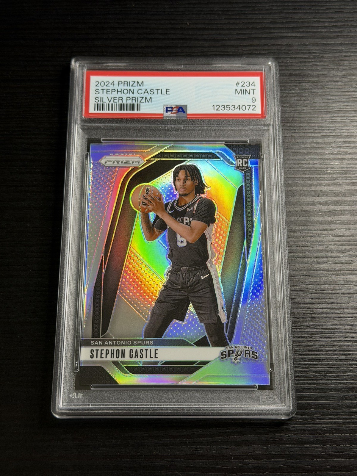2024 Stephon Castle Rookie Silver Prizm #234 PSA 9