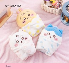Chiikawa Baby Plush Swaddle Blanket Plush Chiikawa Usagi Hachiware Keychain Gift