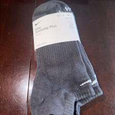 Nike Dri-FIT Everyday Plus Lightweight No-Show Socks 6 Pairs Adult Large