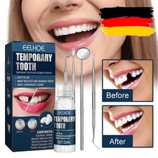 Provisorischer Zahnersatz Set Zahnkleber Prothese Temporäre Zahnreparatur Kit