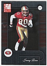 2001 DONRUSS ELITE #78 JERRY RICE San Francisco '49ers Football Card