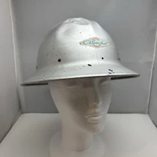 Jackson Products Alumihat Vtg Aluminum Hard Hat Made In USA W/ Liner & Full Brim