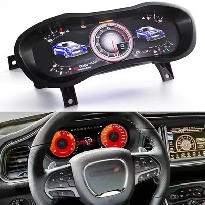 Virtual Cockpit Dashboard Display Carpaly For Dodge Challenger 2012-2018 Cluster