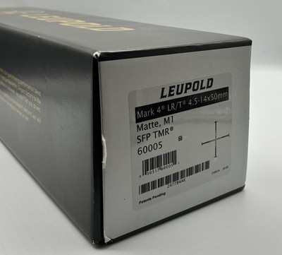 Leupold Mark 4 LR/T 4.5-14x50 TMR 60005 Rifle Scope 30mm