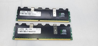 Lot of 2 Mushkin Blackline 2GB 991778 PC3-12800 DDR3 Memory RAM