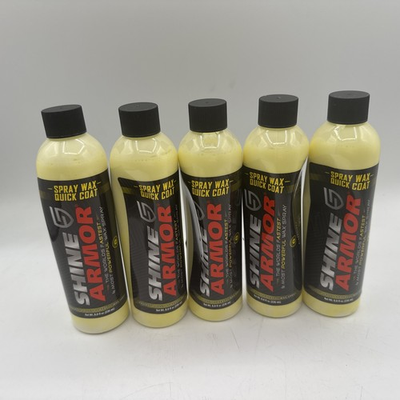 #ad #ad Shine Armor Wax for Car 5 Bottle Lot 8 Oz Each $22.95