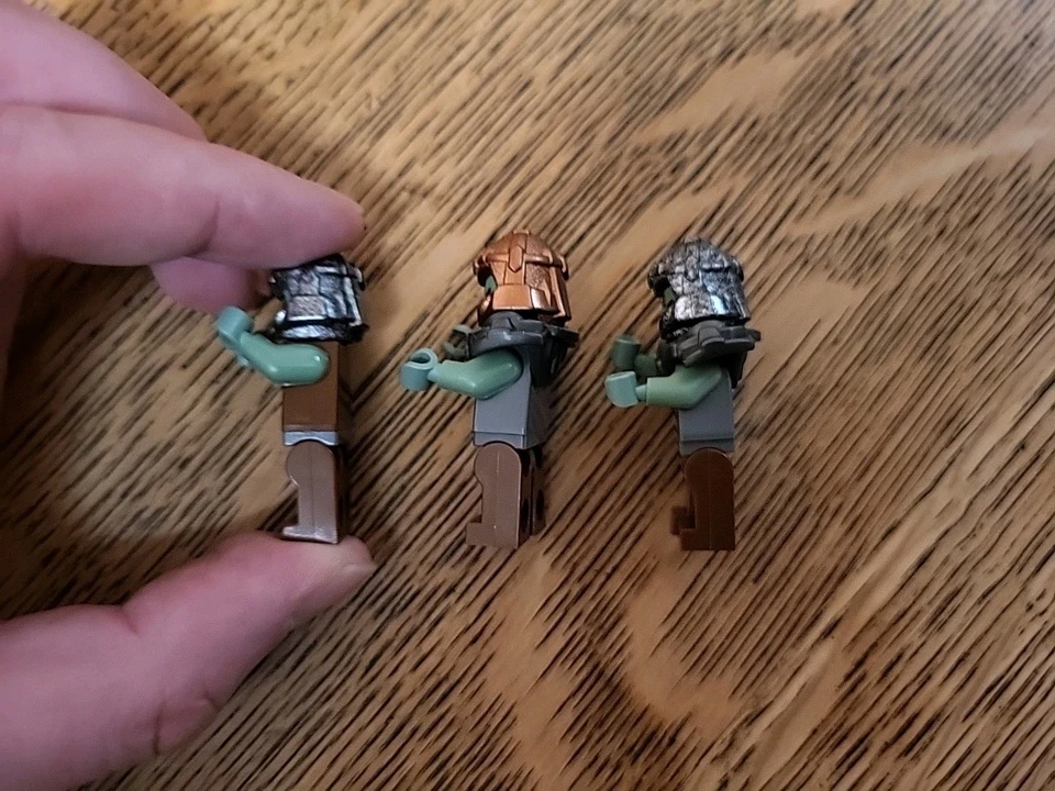 LEGO CASTLE FANTASY ERA TROLL WARRIOR MINIFIGURE - USED LOT OF 3 - Image 4 of 4