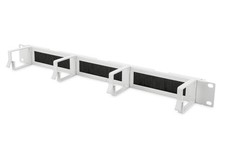 DIGITUS Cable Patch Panel with Feedthrough - 1U - 4 Guides - 19 "- Network Cabin