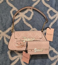 Juicy Couture Short and Sweet Shoulder Bag And Wallet Set In Powder Blush