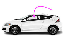 Fits: 2011-2016 Honda CR-Z 2D Coupe Driver Side Left Front Door Window Glass