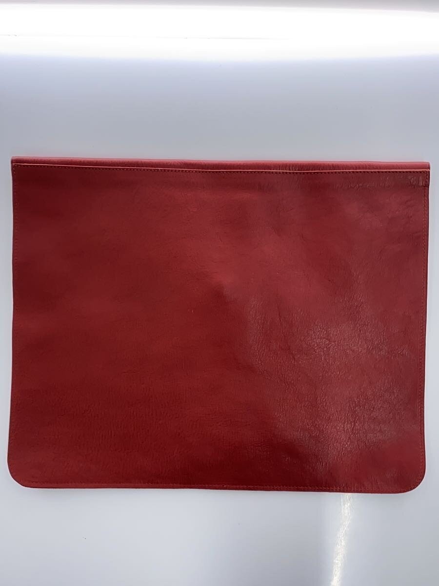IL BISONTE Clutch Bag Leather RED | eBay
