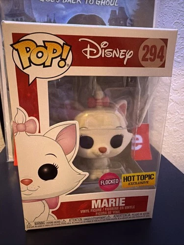 Funko Pop! Vinyl: Disney - Marie - (Flocked) - Hot Topic (Exclusive) #294