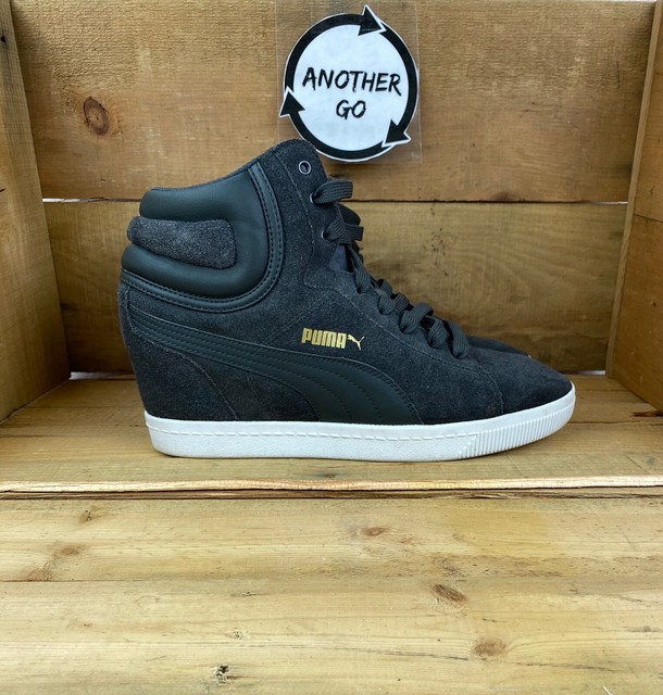 puma wedge sneakers size 10