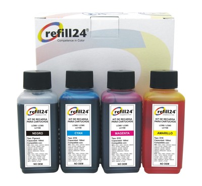 Tinta compatible para Cartuchos Brother LC980/985/1100/1240/1280 - Kit  400ml | eBay