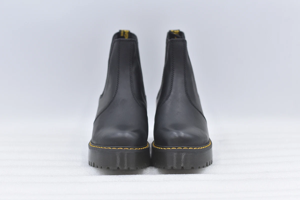 Rometty women's vintage leather platform cheap chelsea boots