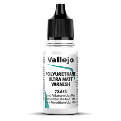 Vallejo, S.L. Game Color: Polyurethane Ultra Matt Varnish 18 ml.