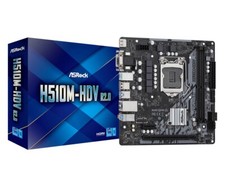 ASRock H510-HDV R2.0 Motherboard New, Unused, Slight Box Damage