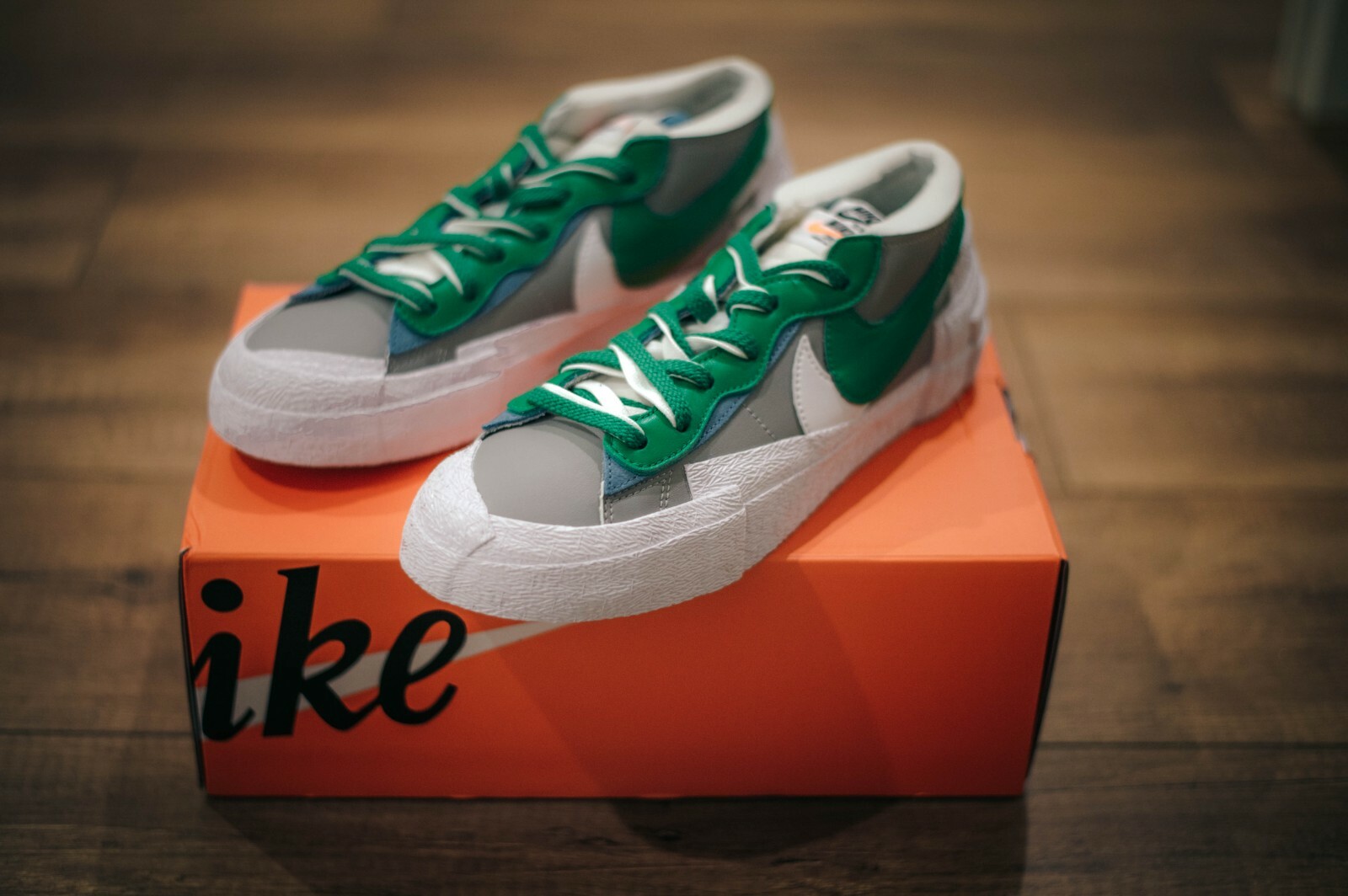 SACAI X NIKE Nike Blazer Low x Sacai Classic Green verde EU 43 US 9 5 UK 8 5 NUOVO IMBALLO ORIGINALE