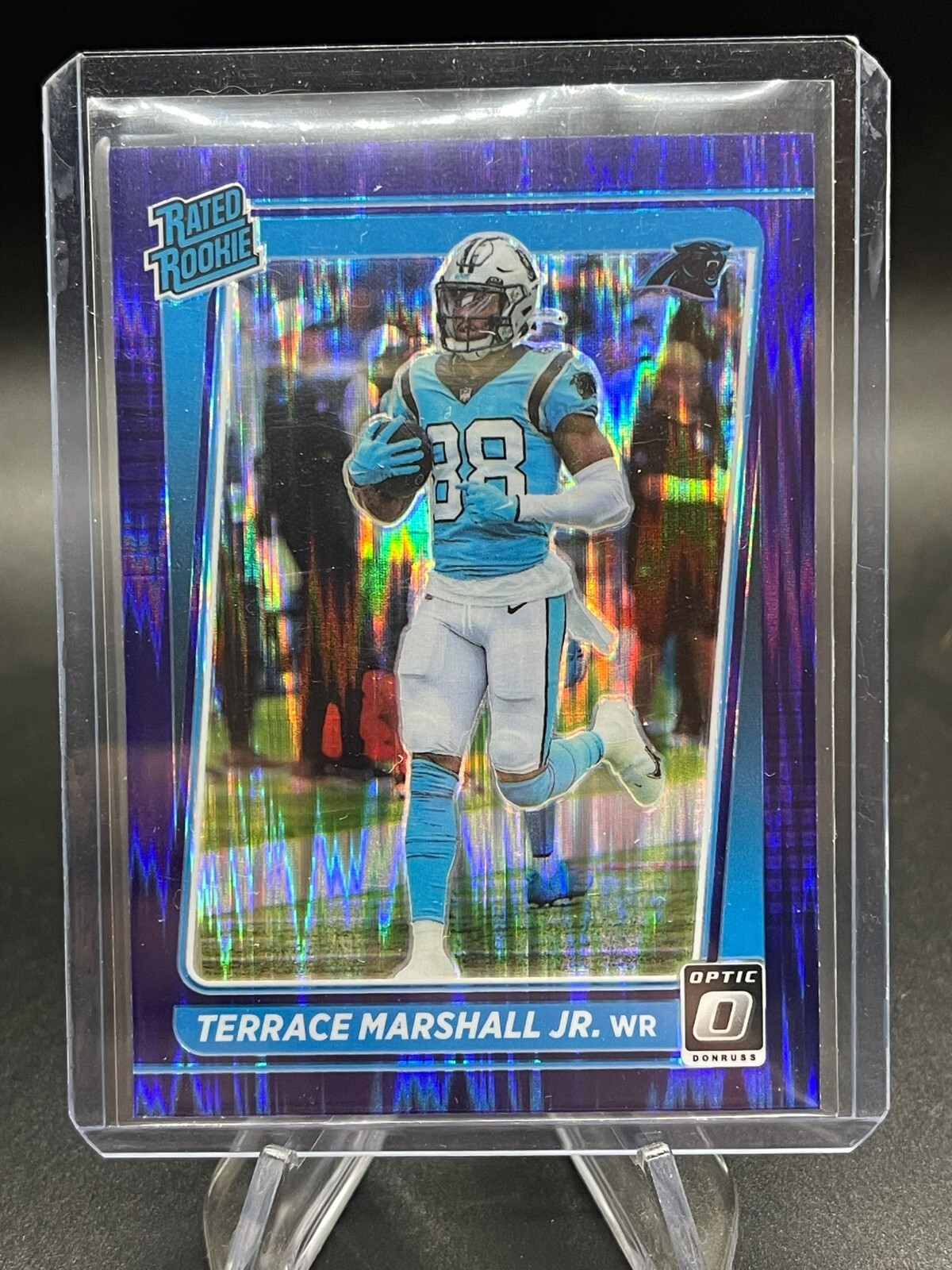 2021 Panini Donruss Optic -Terrace Marshall Jr. #218 Purple Shock (RC)