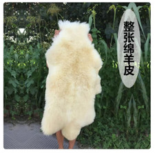 100 Genuine Sheepskin Fluffy Fur Rug Windward Fashion Natural Soft 60x100cm