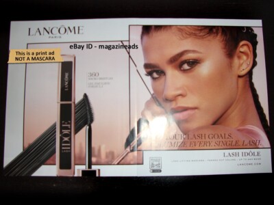 Lady Zendaya Lancome Idole LANCOME Cosmetics 4-Page PRINT AD Fall