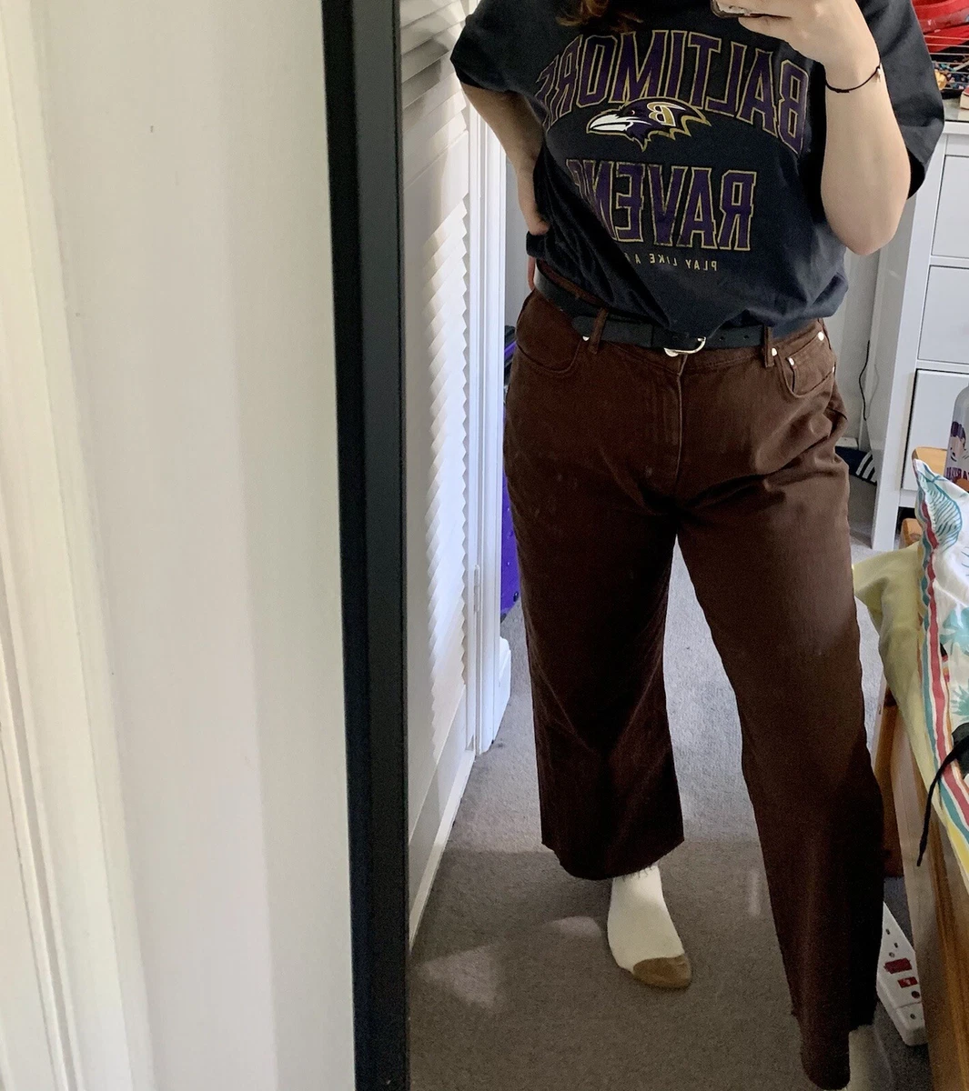 Pantalones cropped online stradivarius