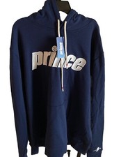 Prince Pickleball Men s Fleece Hooded Pullover Sweatshirt- Navy Blue XL NEW