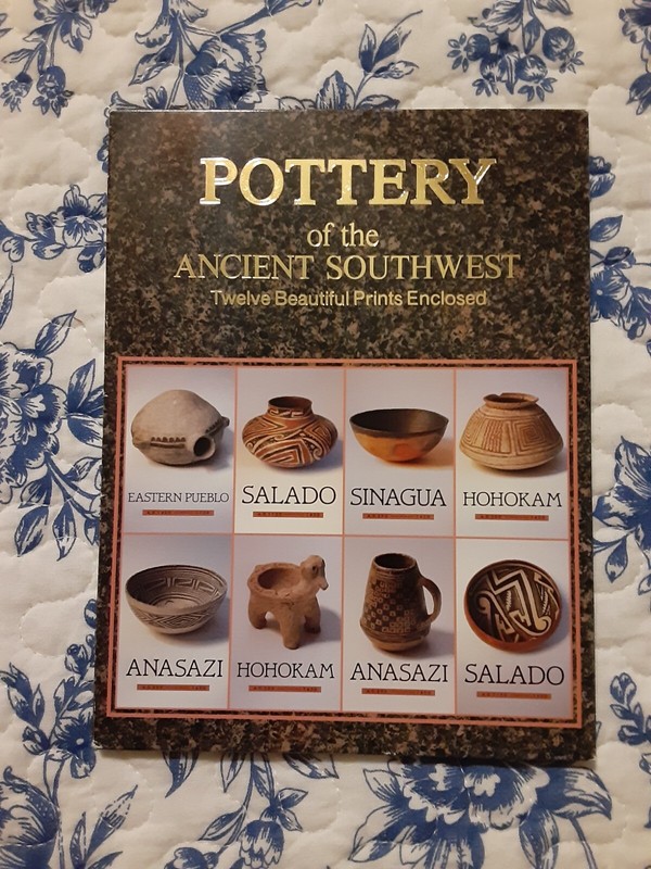 Pottery of the Ancient Southwest 12 Card Collection 1989 Post Cards Photos